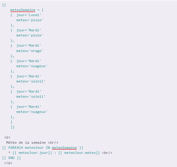 Code Perl Template Tooklit 2