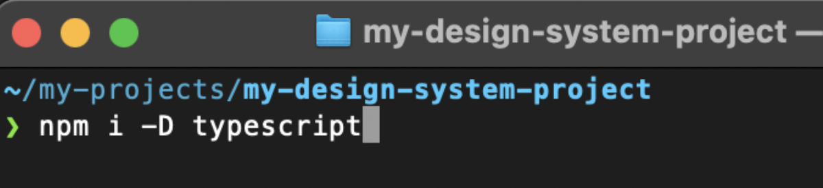 Design System - Typescript