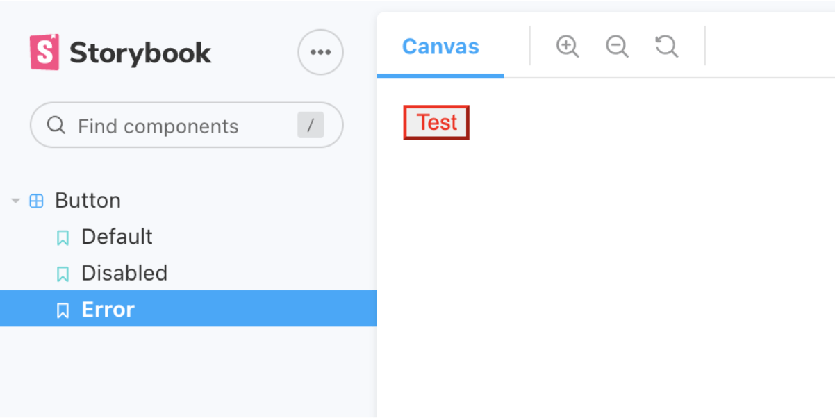 Design System - Storybook Button 3