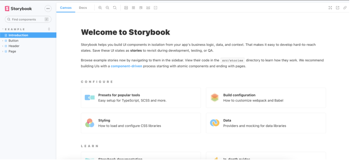 Design System - Welcome Storybook