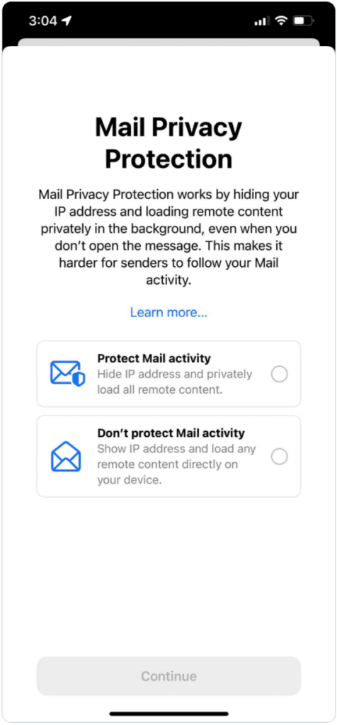Apple mail privacy protection - analysis by mindbaz