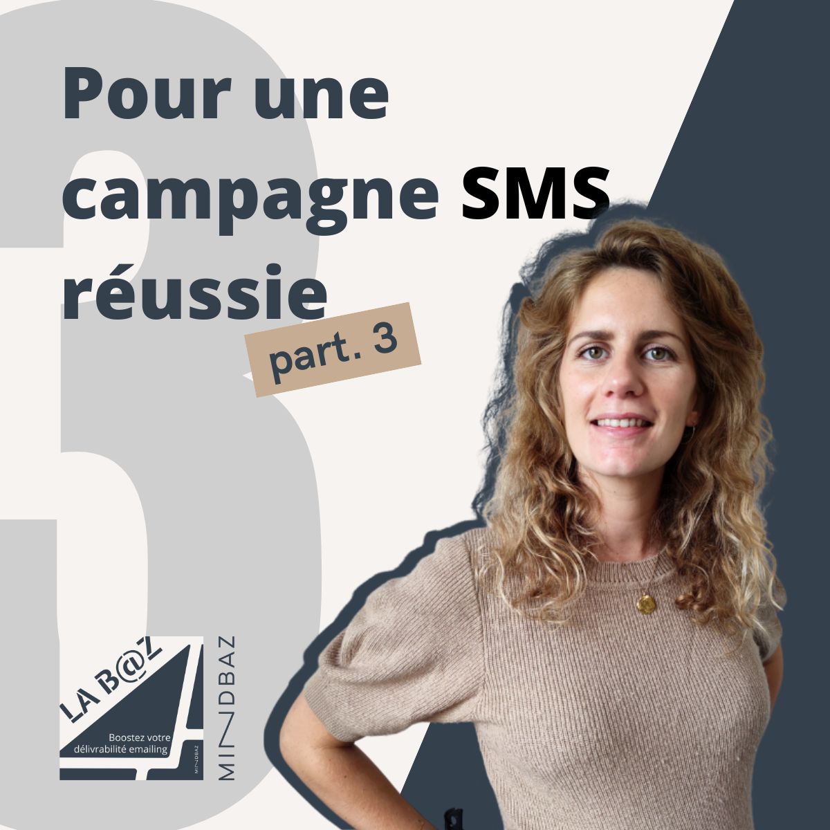 Alice Fischer pour la baz podcast - bien cilbler pour campagne SMS mindbaz