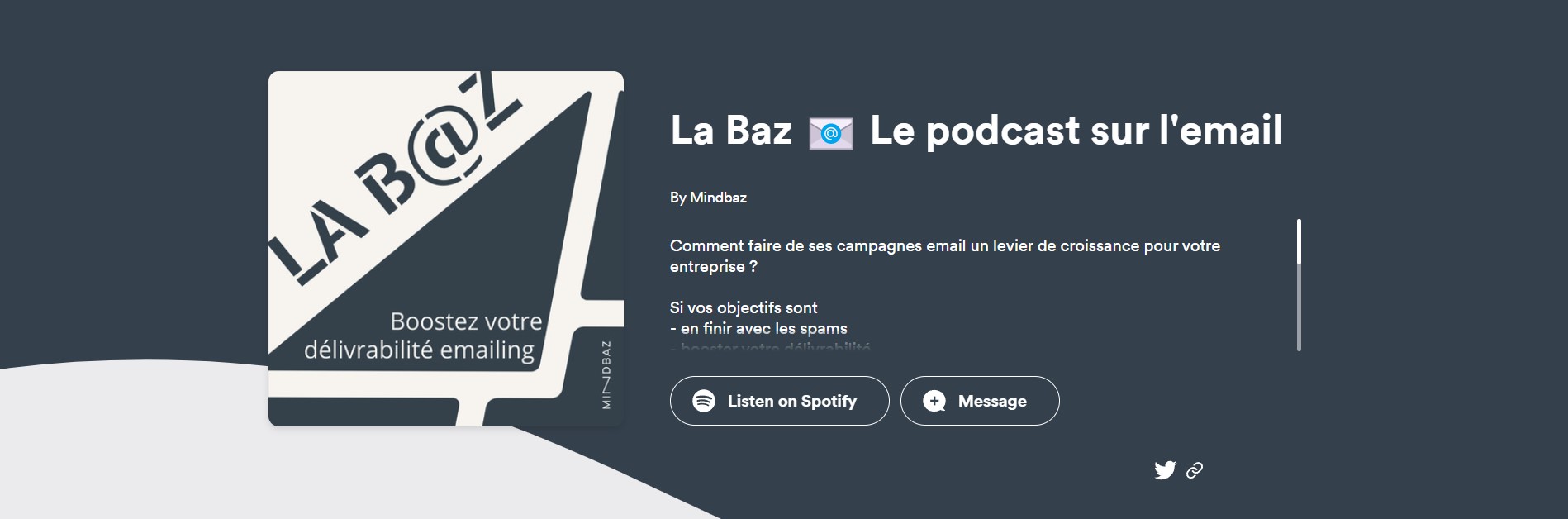 la baz podcast email sms conseils par mindbaz