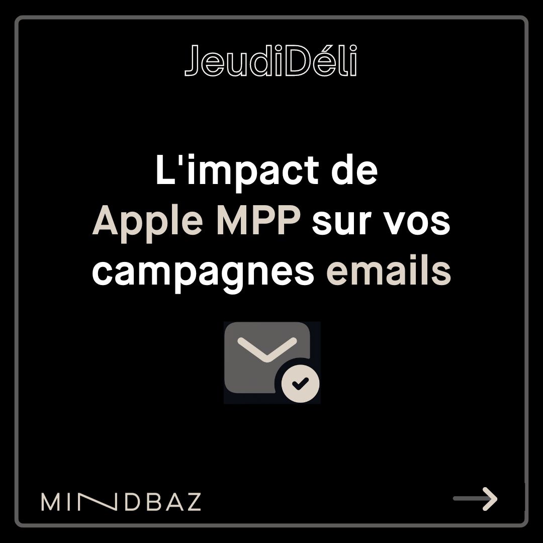 Jeudi déli : l'impact de apple mpp sur vos campagnes emails 
