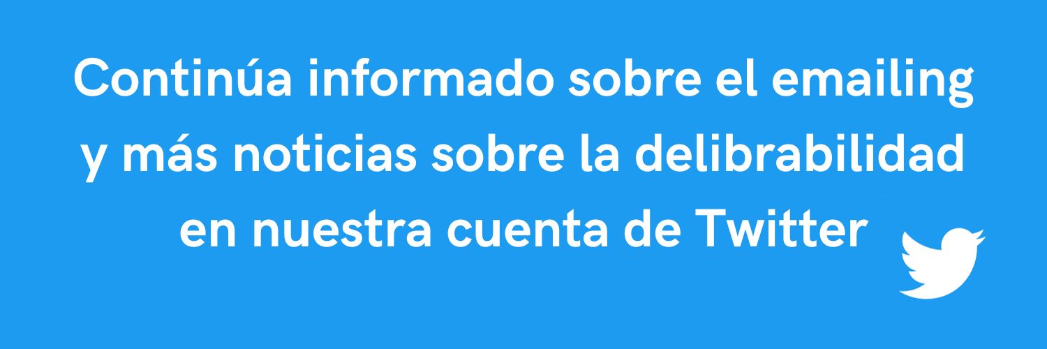 Restez informé sur l'actualité de l'email et de la délivrabilité avec notre compte Twitter