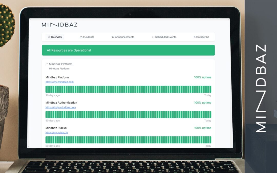 Status page : Suivez l’état de la plateforme d’envoi d’emails Mindbaz