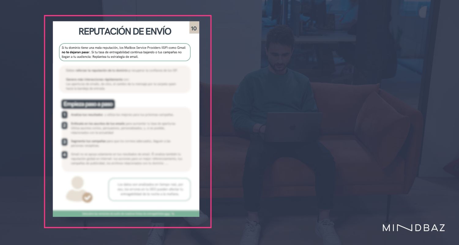 Ficha resumen: mejorar la reputación de envío emails - Mindbaz